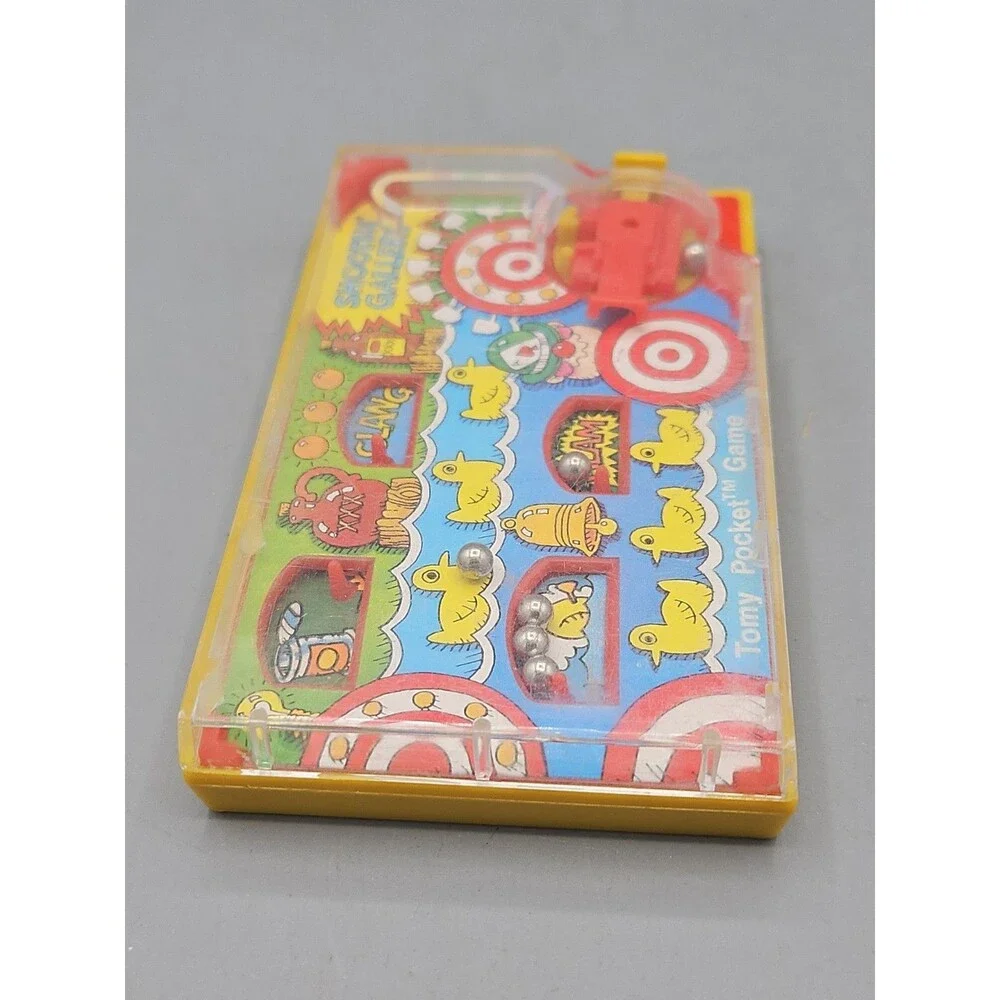 Vintage 1976 Tomy Pocket Shooting Gallery Game, Fair Game, Handheld